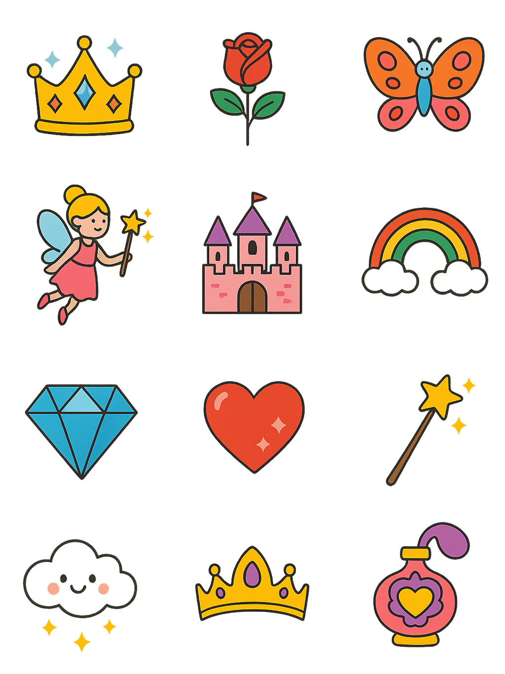Märchen Set mit Notfallnummer