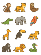 Safari Set mit Notfallnummer